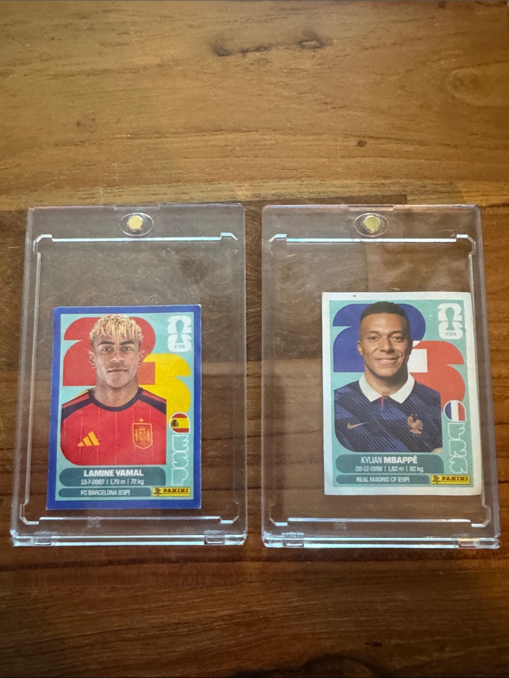 Panini World Cup Sticker: Lamine Yamal and Mbappe
